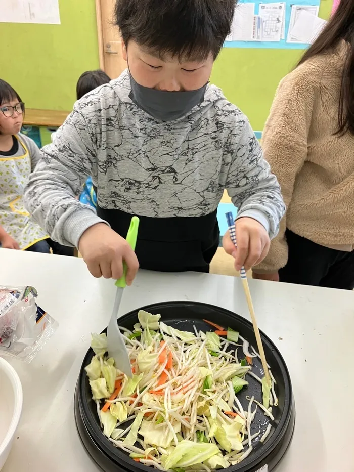 こぱんはうすさくら　白旗教室/焼きそばを作ろう！（こぱんはうすさくら白旗教室）