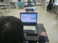 伸栄学習会　相之川教室/プログラミングソフト「スクラッチ」で誕生日の歌を作成！