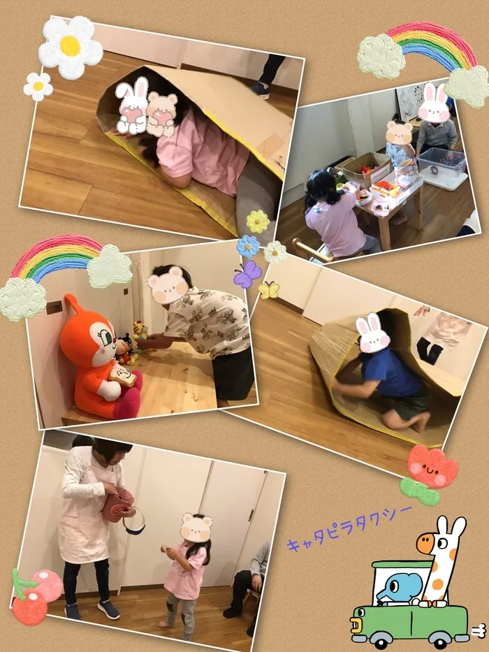 【完全個別療育対応】　ラヴィニール塩釜口教室　個別と小集団で手厚くサポート！/お客さーん！乗っていきますか？