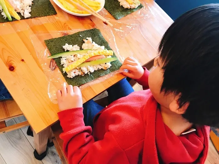 レガロニア常普請/恵方巻をまきまき、もぐもぐしました🍣