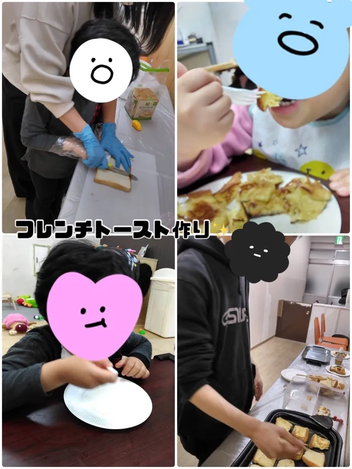 まなび/フレンチトースト作り🍞✨