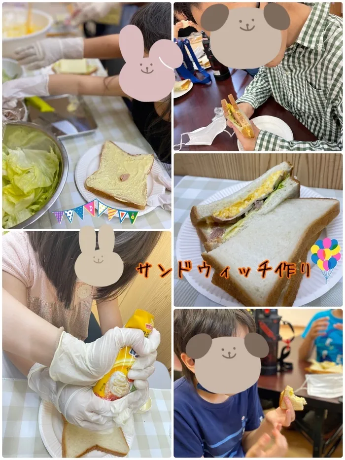 まなび/サンドウィッチ作り🥪