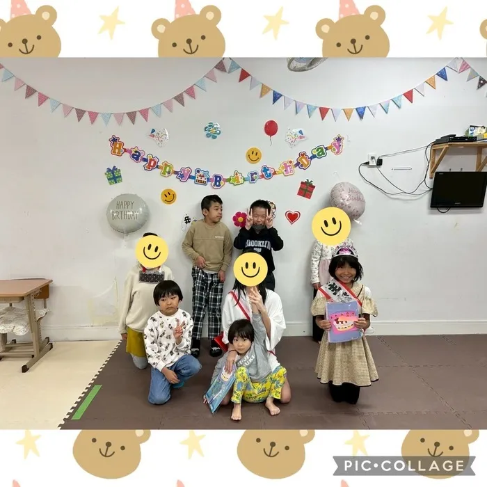 【祝日OK/送迎あり/空きあり◎】ナチュラルこどもハウス生野区店/🍰5月お誕生日会🍰