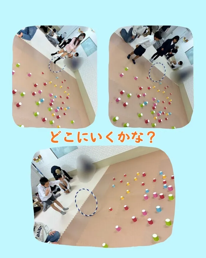 【祝日OK/送迎あり/空きあり◎】ナチュラルこどもハウス生野区店/✨フープ紙コップキャッチ✨