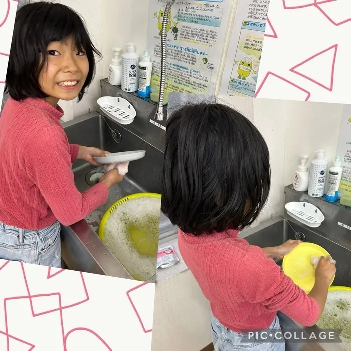 【祝日OK/送迎あり/空きあり◎】ナチュラルこどもハウス生野区店/🍽️お皿洗い🍽️