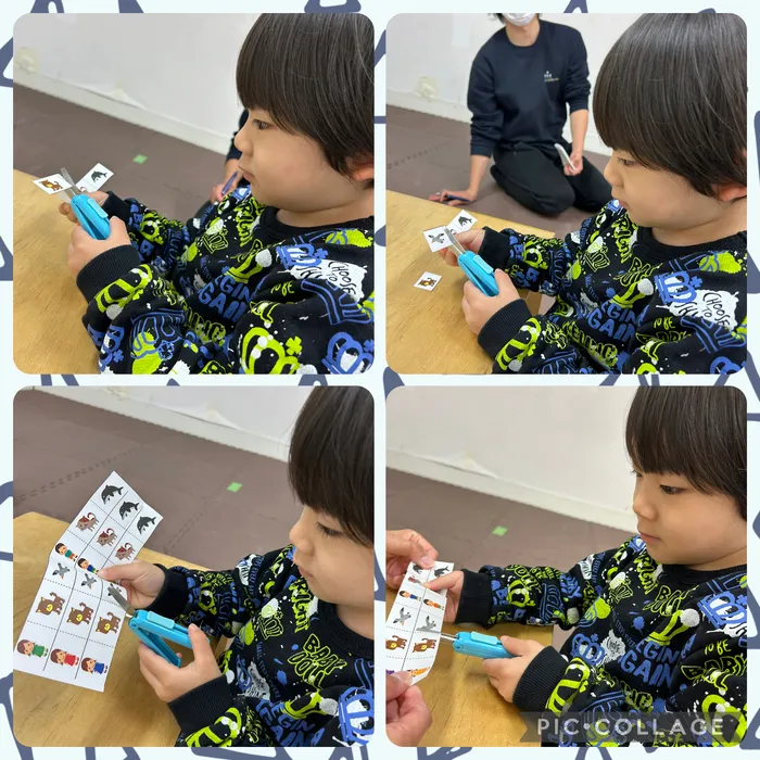 ナチュラルこどもハウス/✂ハサミ練習✂