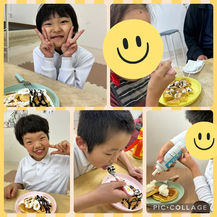 【祝日OK/送迎あり/空きあり◎】ナチュラルこどもハウス生野区店/🥞ホットケーキ作り🥞