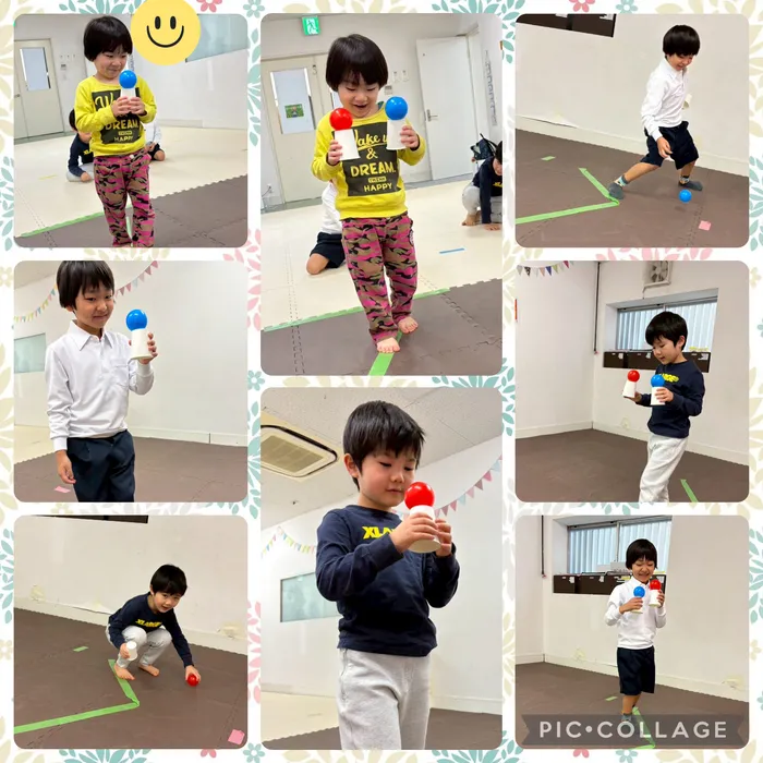 ナチュラルこどもハウス/🥎紙コップボール運び🥎