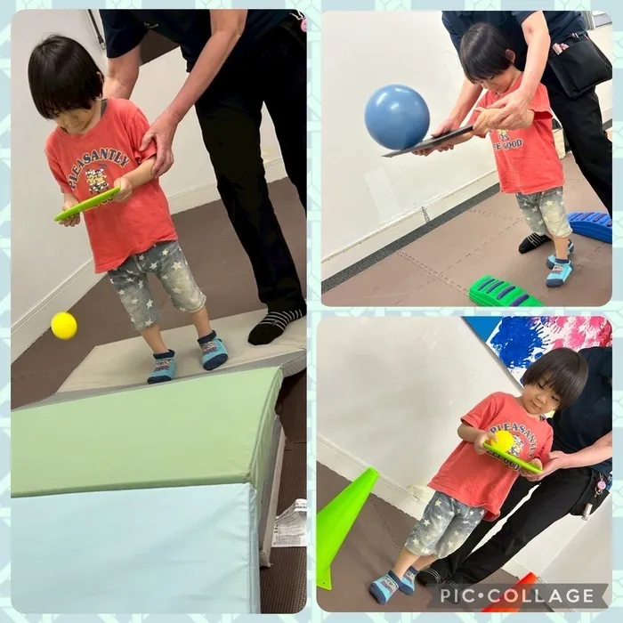 【祝日OK/送迎あり/空きあり◎】ナチュラルこどもハウス生野区店/🥎ボール運びサーキット🥎