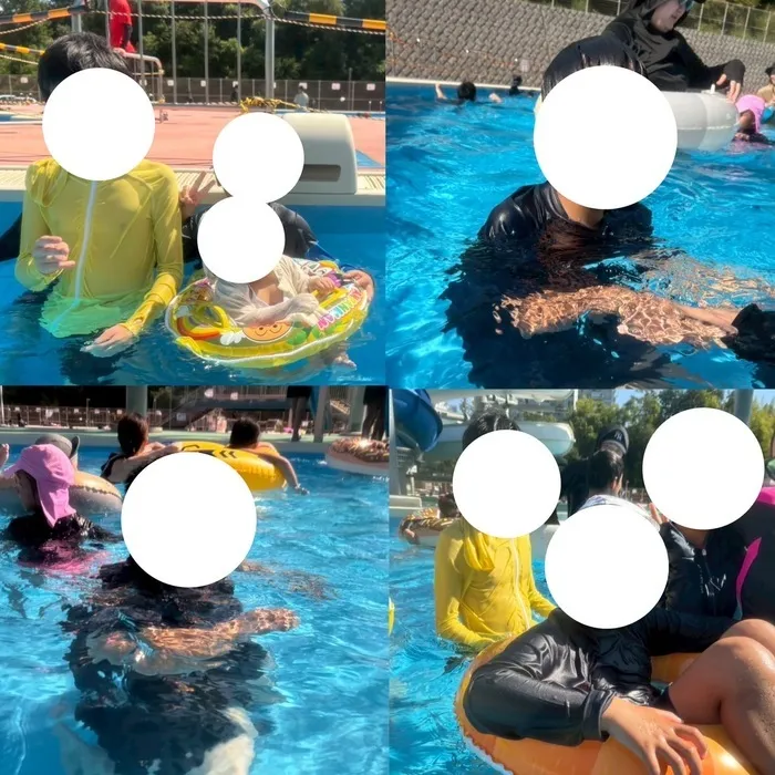 放課後等デイサ一ビス バディ浪速教室/原山公園プールへ行きました🏊🧡
