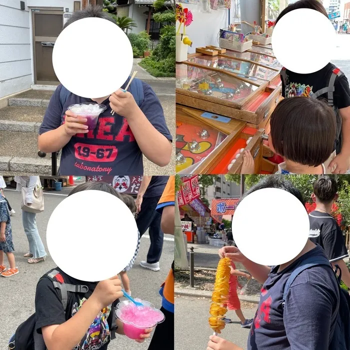 放課後等デイサ一ビス バディ浪速教室/生國魂神社のお祭りに遊びに行きました🍧