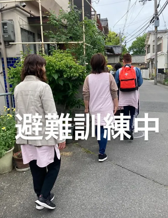 スマイルかつら/避難訓練をしました☆もしもの時に行動できる準備を！
