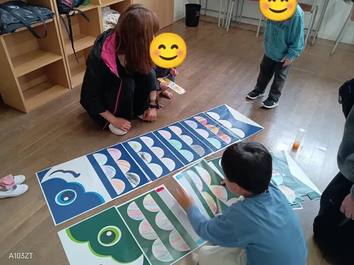 ポケットハウス/こどもの日の準備🎏