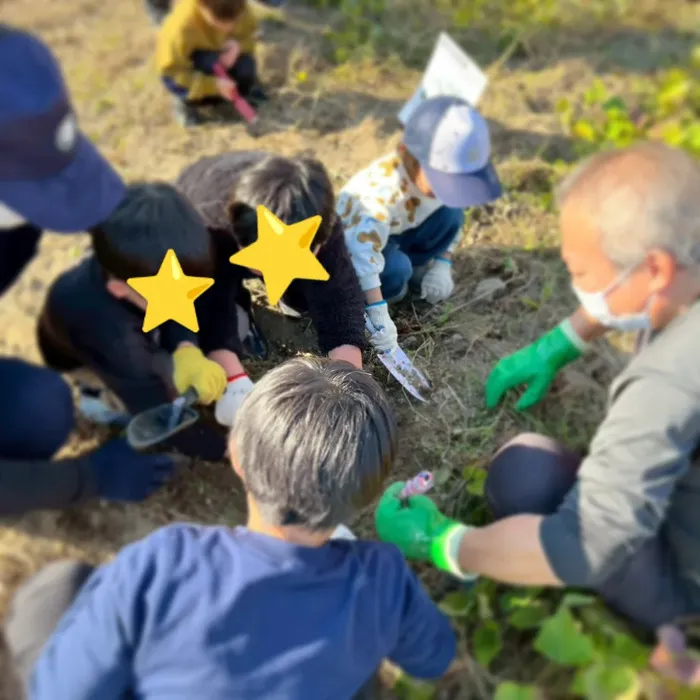 放課後等デイサービス　ポケットハウス/第2回さつまいも🍠収穫体験！