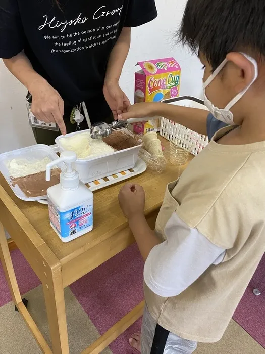 ぴっぴ栗生/夏休み前日の活動🍦