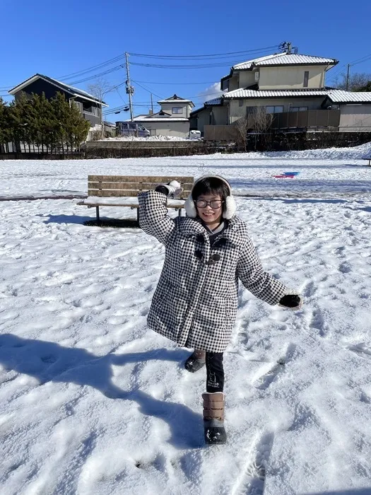 ぴっぴ栗生/公園で雪遊び！⛄