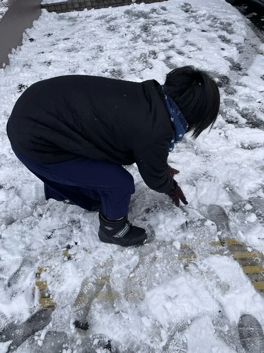 ぴっぴ栗生/お外で楽しい雪遊び！⛄