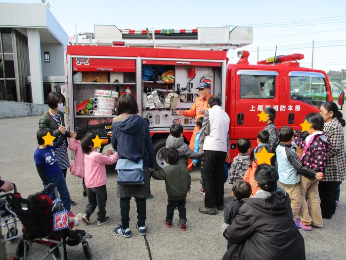 児童デイサービス　わくわくハウス　あげお校/☆消防署へ見学に行きました☆