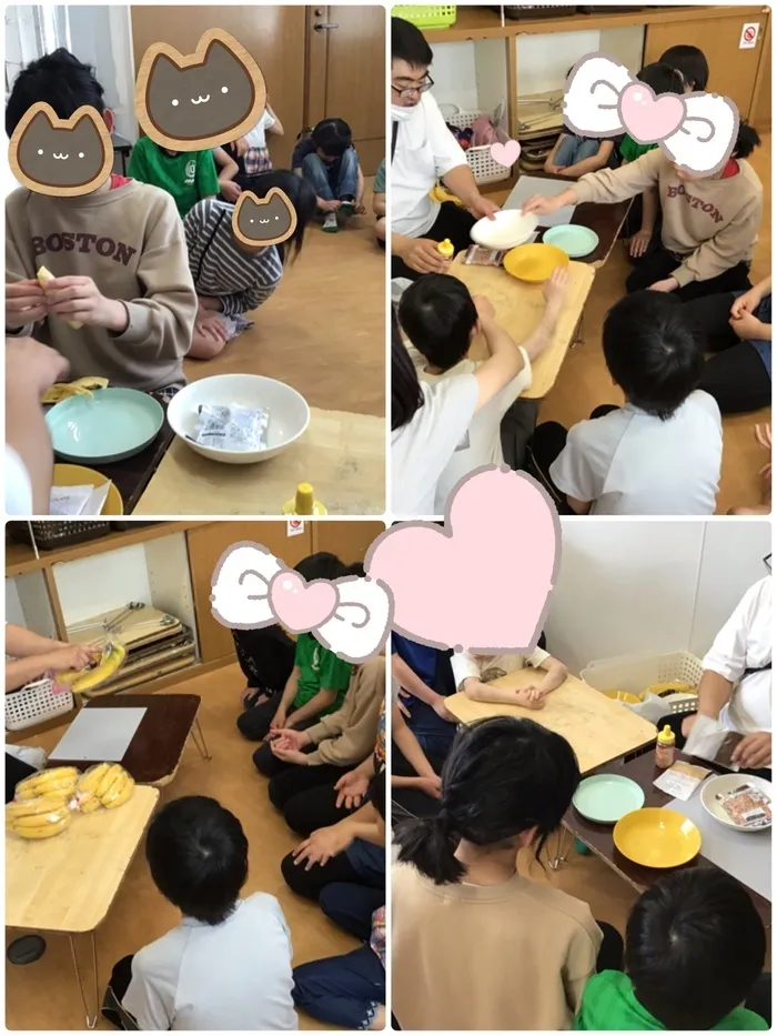 児童デイサービス　わくわくハウス　あげお校/大人気！チョコバナナ作りイベント開催しました！🍌✨