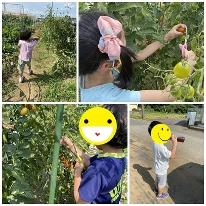 児童デイサービス　わくわくハウス　あげお校/☆お野菜をとりにいこう☆