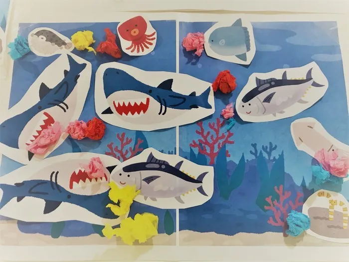 LITALICOジュニアなんば・日本橋教室/海の生き物をテーマにした作品づくり