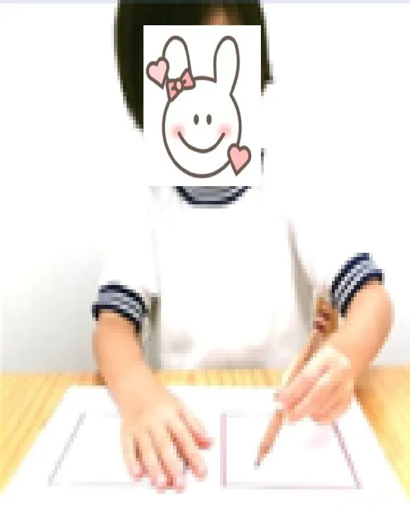 こども発達支援 親どりこんこん/対角線を描く練習をするよ！