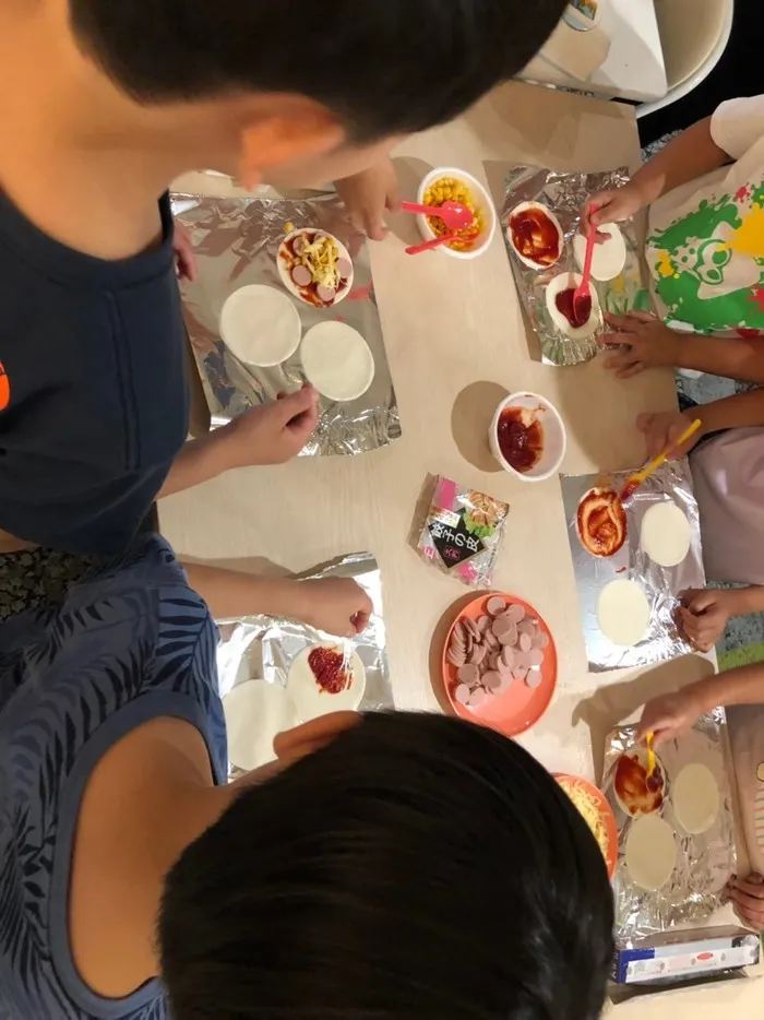 放課後等デイサービス・児童発達支援 みらいジュニア 梅田校/6/15　pizza Party🍕