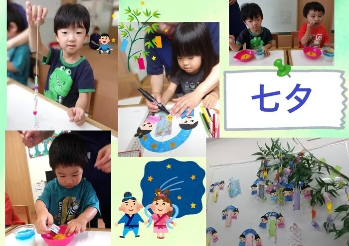 こぱんはうすさくら　盛岡本宮教室　/七夕