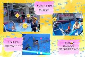 こぱんはうすさくら　盛岡本宮教室　/プール遊びをしました！