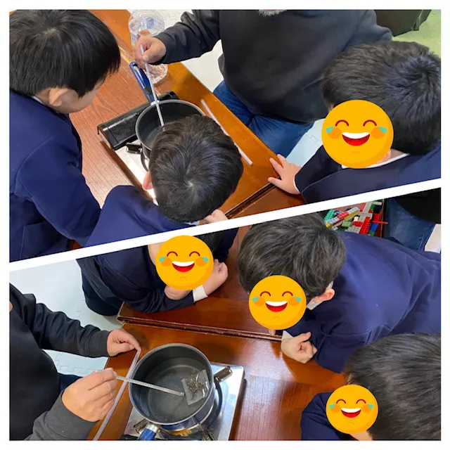 放課後等デイサービスまりも/♪ お水を温めたら・・・ ♪