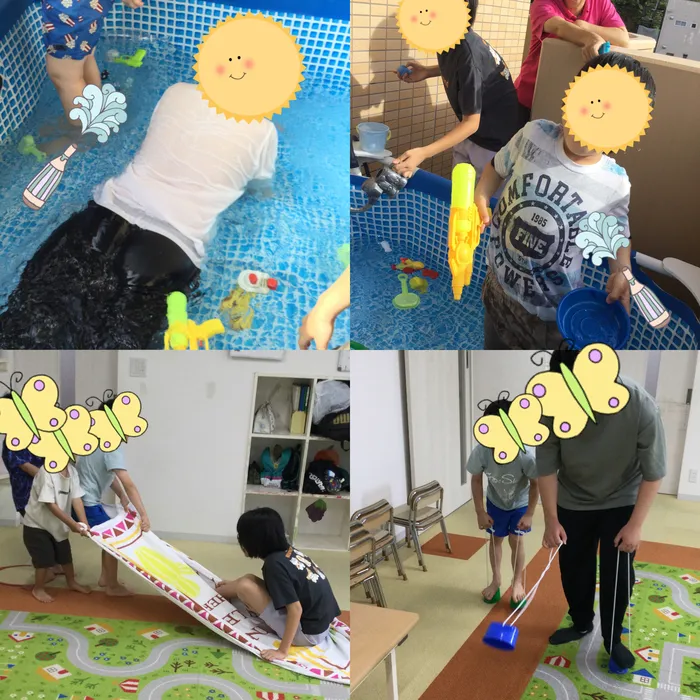 キッズフロンティアⅠ番館/協力サーキット☆プール遊び🐳