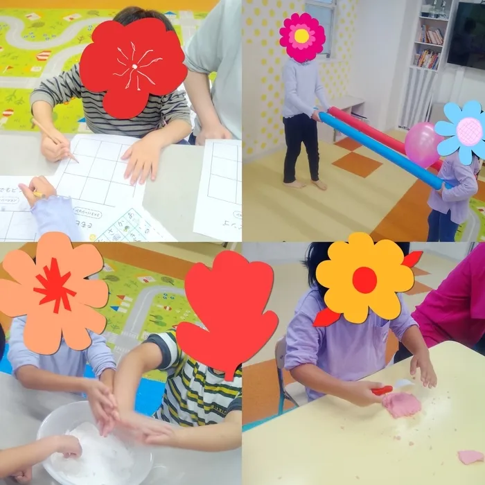 キッズフロンティアⅠ番館/サーキット☆米粉粘土☆ビンゴ