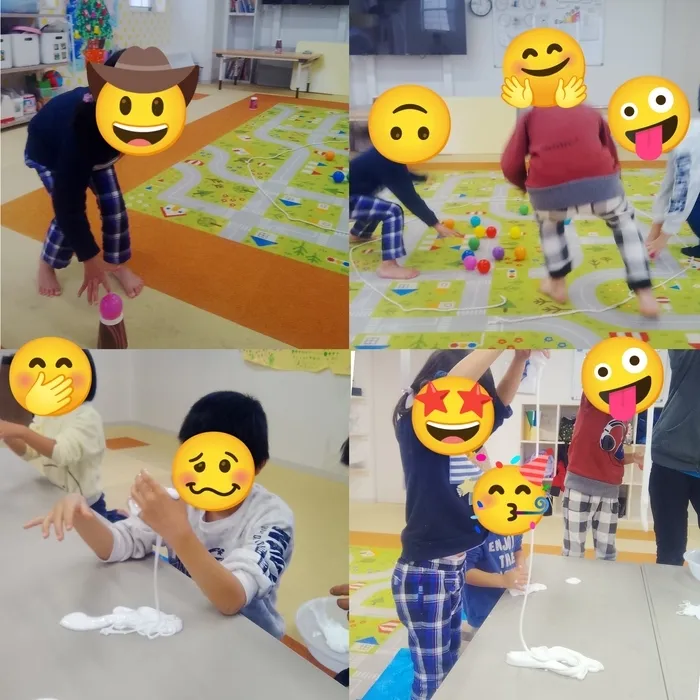 キッズフロンティアⅠ番館/不思議感触の粘土あそび°˖✧◝(⁰▿⁰)◜✧˖°