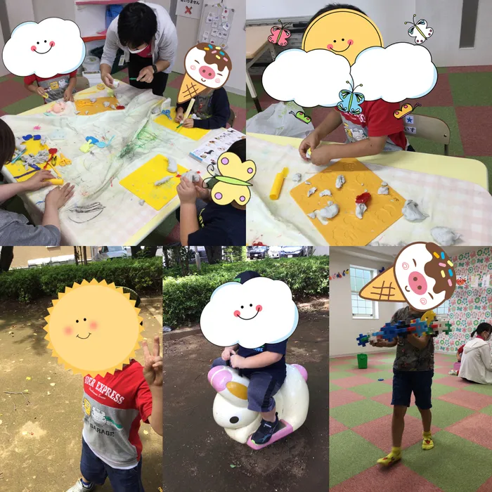 キッズフロンティアⅠ番館/公園☆粘土！