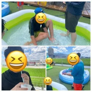 【楽しいイベント盛りだくさん！】　放課後等デイサービスアクティブ/水遊び⛲～秘密基地～