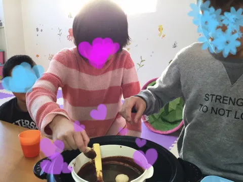 放課後等デイサービス toiro 戸塚/チョコフォンデュ食べ放題パーティー♪