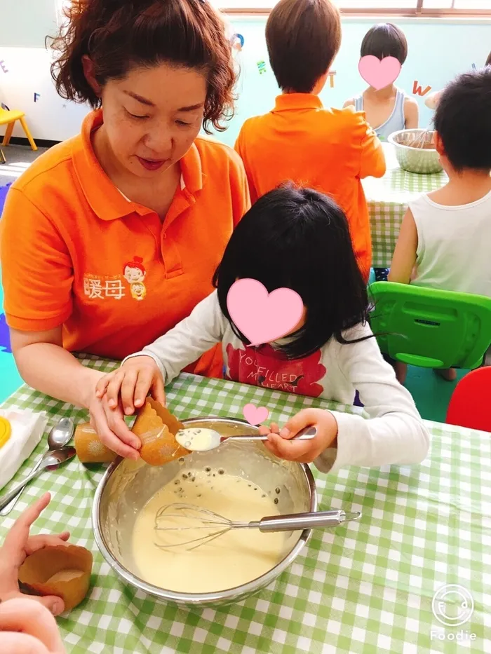 放課後等デイサービス暖母/料理教室♪カップケーキ作り☆