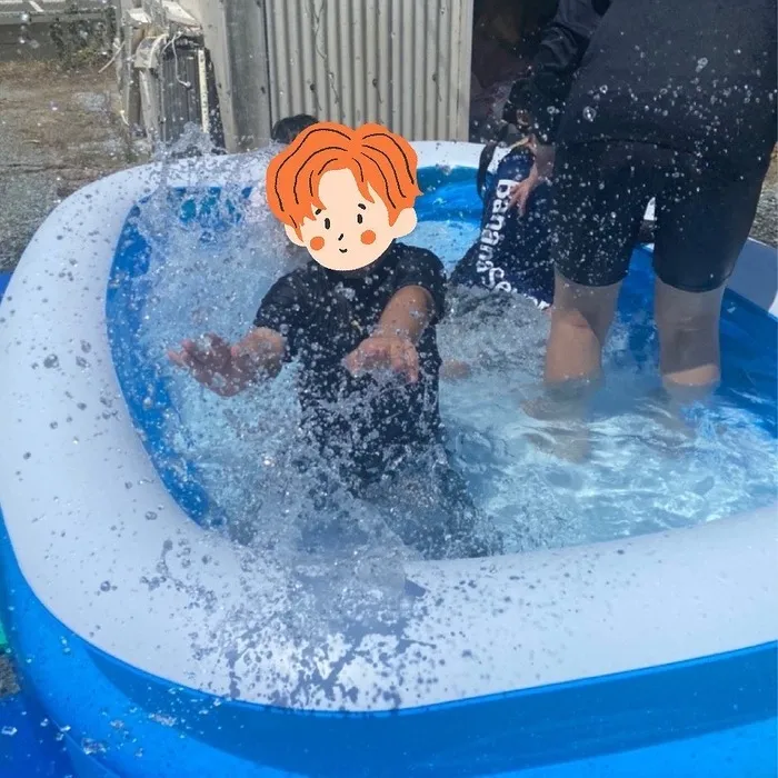 放課後等デイサービス暖母/水遊び🏊✨