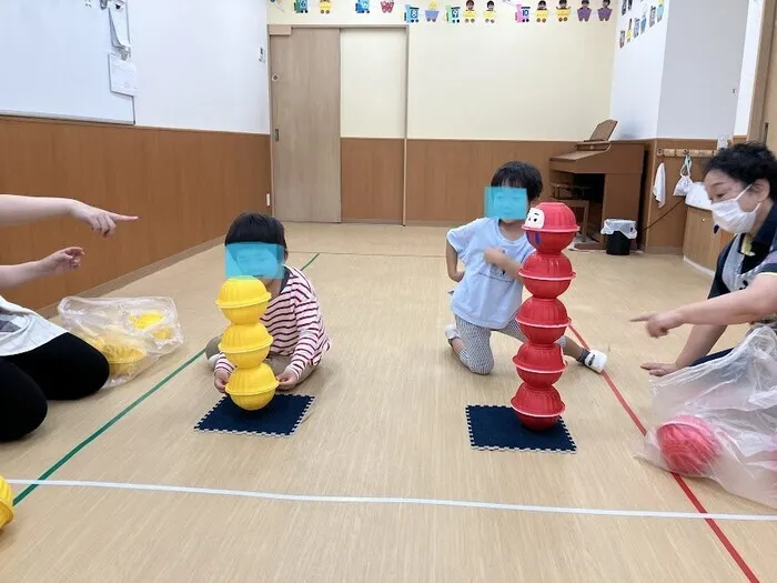 こぱんはうすさくら さいたま土呂教室/大人気！だるまつみゲーム