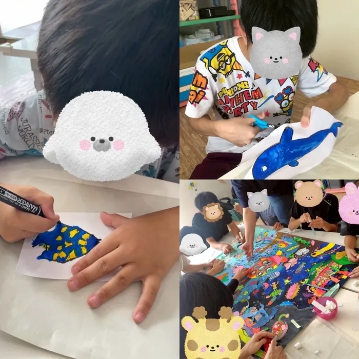 放課後等デイサービスP-Bambi/芸術祭活動の流れ②