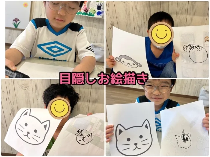 トイトイトイ 到津/目隠しお絵描きチャレンジ💫感覚統合！