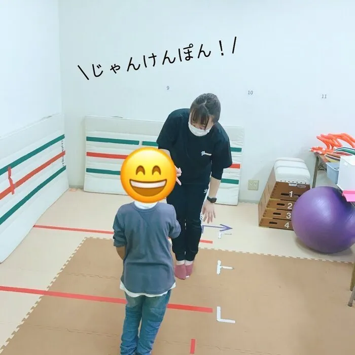 運動&学習療育 あなたが宝モノ 泉佐野教室/今日の運動