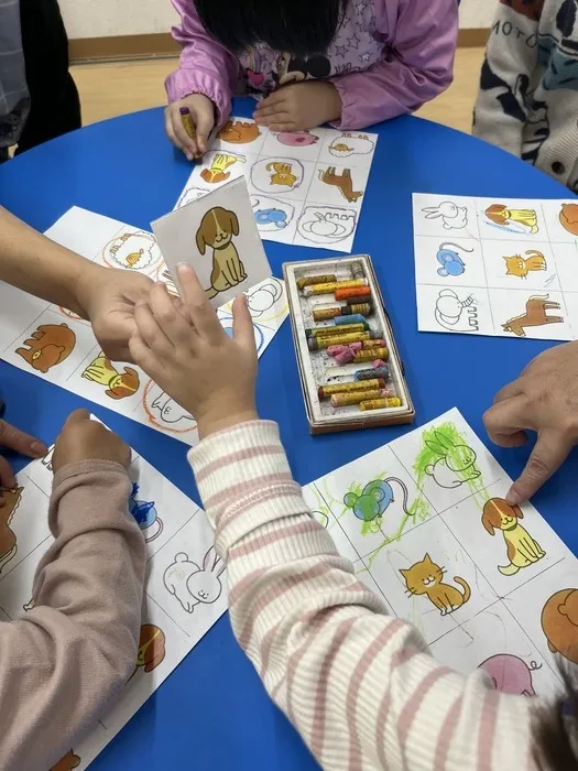 見学受付中！専門職在籍/送迎あり/年中無休（年末年始のみお休み）こぱんはうすさくら 入間豊岡教室/イラストビンゴ🌟