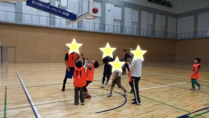  ちゃれんじくらぶ 春日教室/バスケットボールε”ε”ε”(ﾉ* •ω• )ﾉ🏀