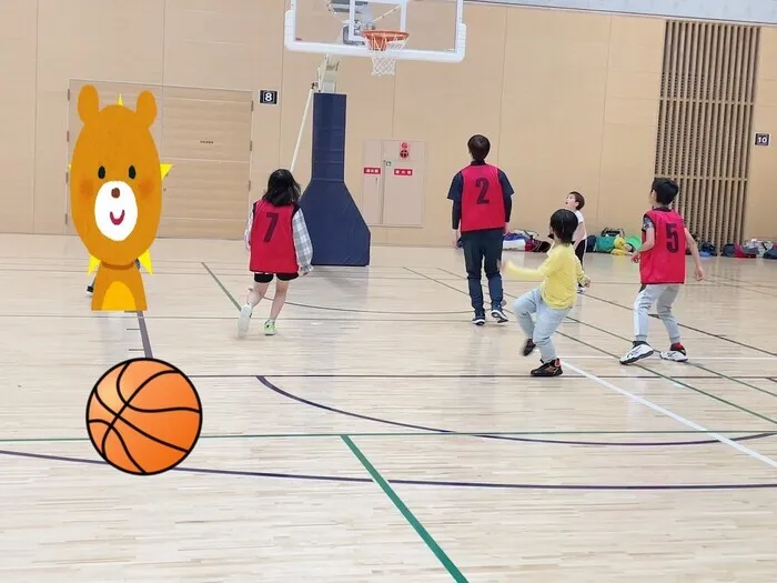  ちゃれんじくらぶ 春日教室/2023.3.22 バスケットボール🏀