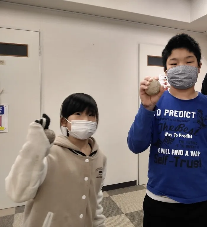  ちゃれんじくらぶ 春日教室/2022.12.27　泥団子づくり🏔