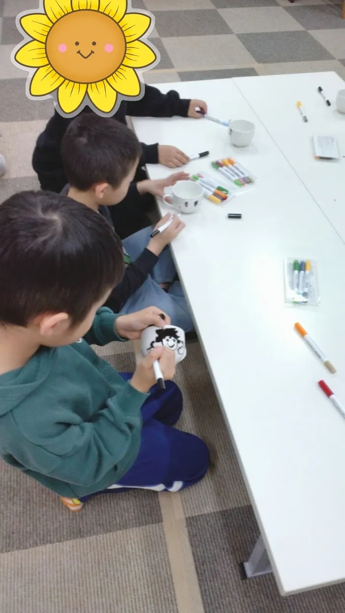  ちゃれんじくらぶ 春日教室/2025.12.2 オリジナルマグカップ作り🥤