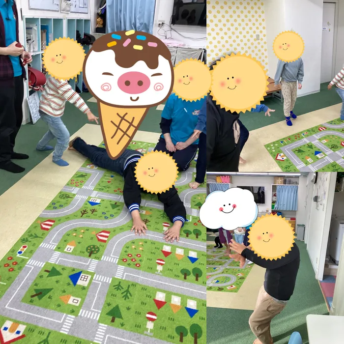 キッズフロンティア Ⅱ番館　幼児クラス/震源地ゲーム🤹🕺🤹