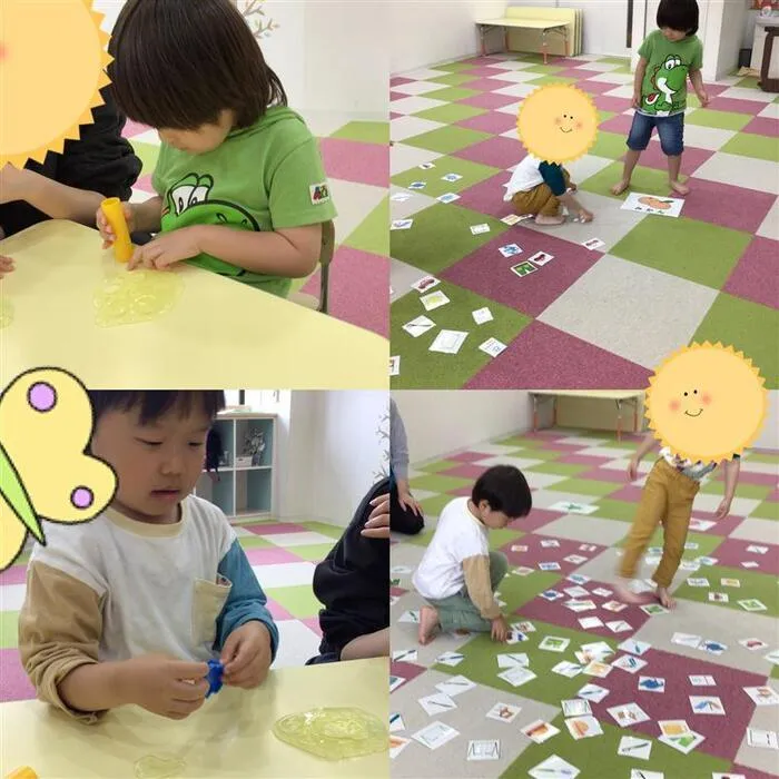 キッズフロンティア Ⅱ番館　幼児クラス/マッチング！スライム