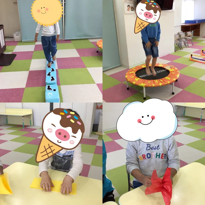 キッズフロンティア Ⅱ番館　幼児クラス/カーネーションと箱作り